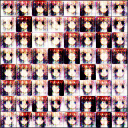 First generated results from 1st epoch First generated results from 1st epoch