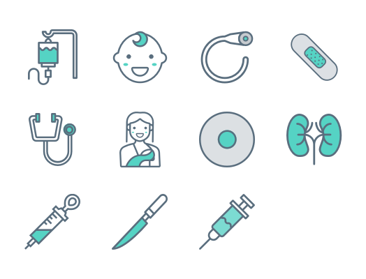 Community Nurse Icon Design